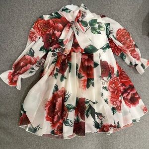 Dolce and gabbana girl dress